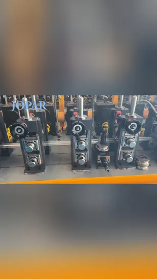 Fully Automatic ERW Tube Mill Stainless Steel Pipe Production Line Furniture Tube Pipe Making Machine Round Square Steel Pipe Welding Machine